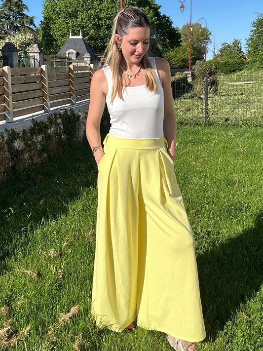 PANTALON MILENA JAUNE
