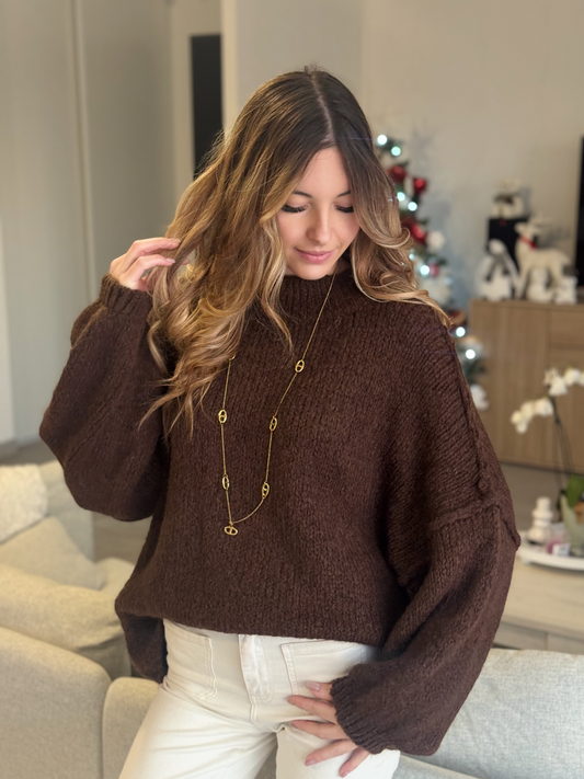 PULL MILA CHOCOLAT