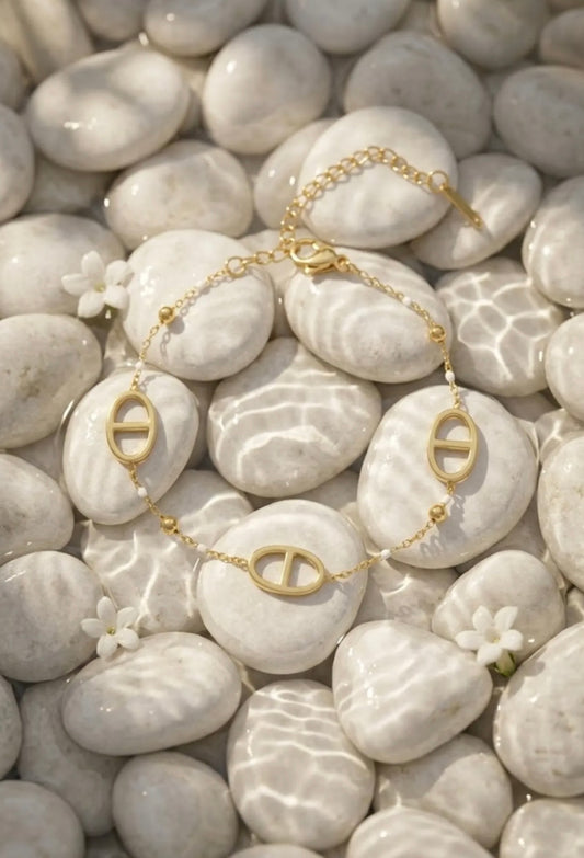 BRACELET MAILLE MARINE