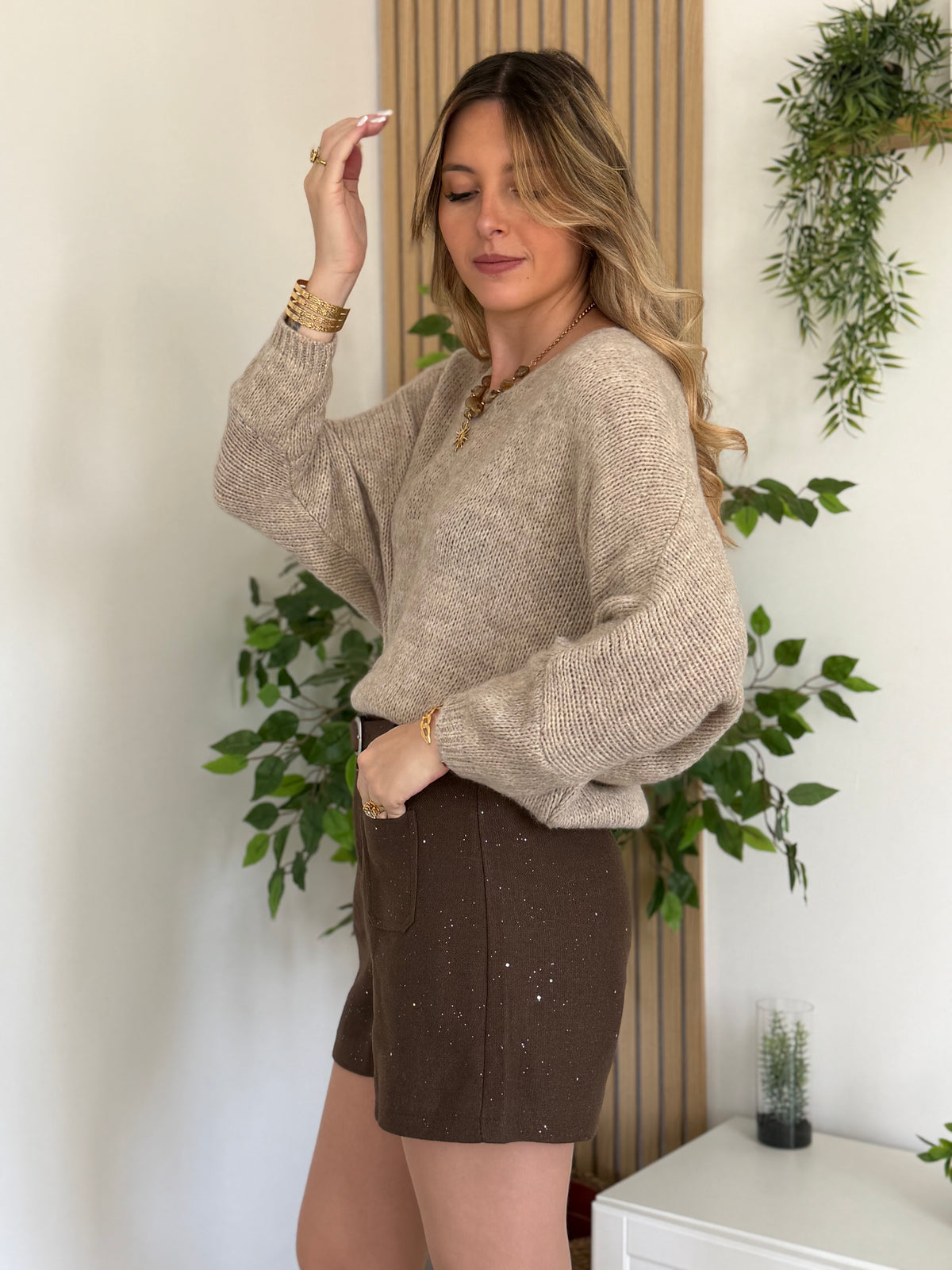 🤍 Pull ELLA – Beige