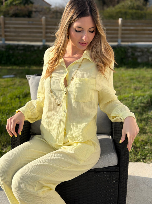 PANTALON EVI JAUNE