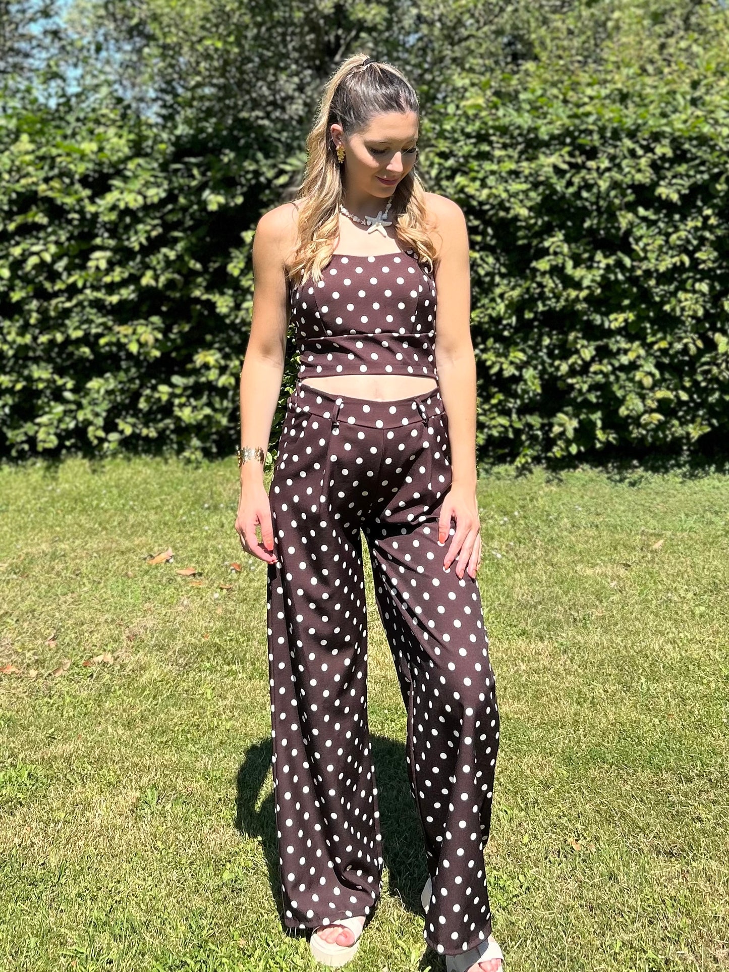 ENSEMBLE POIS CHOCOLAT